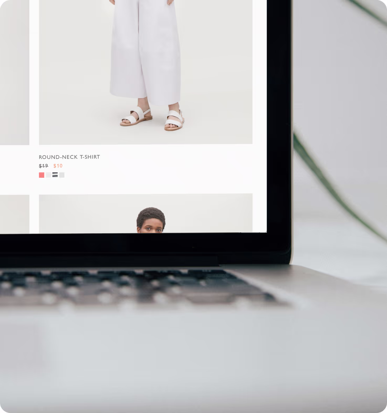 e-commerce hintergrund laptop